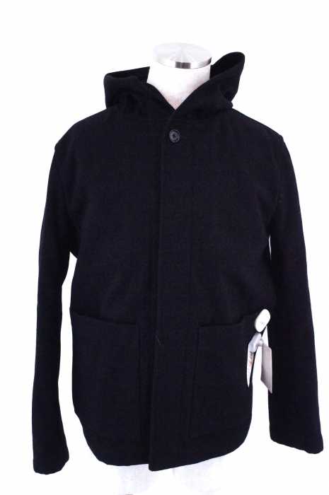MHL. （エムエイチエル） 15AW　フーデッドメルトンウールコート メンズ アウター