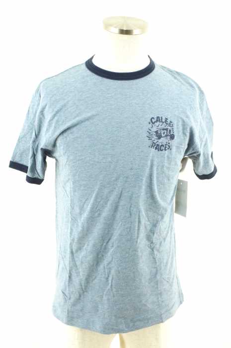 CALEE (キャリー) プリント半袖Tシャツ メンズ トップス