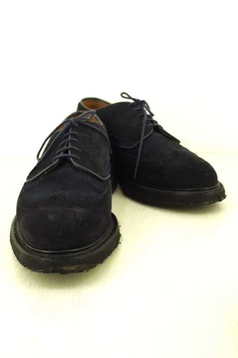 JOSEPH CHEANEY & SONS(ジョセフチーニーアンドサンズ) ガムソールスエードウィングチップシューズ メンズ シューズ