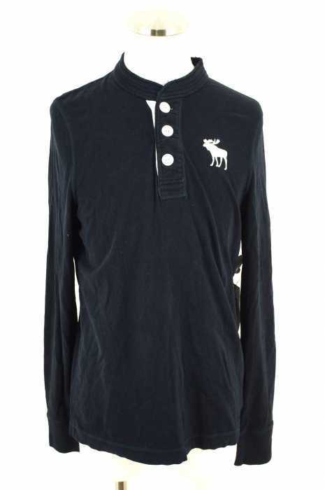 Abercrombie & Fitch （アバクロンビーアンドフィッチ） ヘンリーネック長袖カットソー メンズ トップス