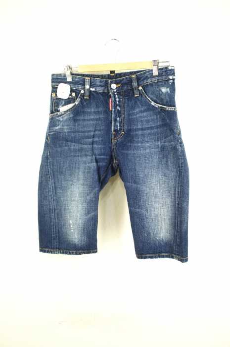 DSQUARED2 (ディースクエアード) ダメージ加工デニムショートパンツ メンズ パンツ