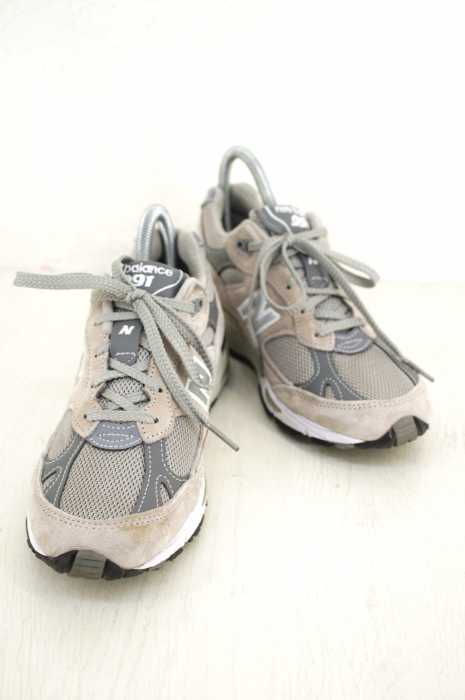 NEW BALANCE （ニューバランス） 991 UK製 スウェードローカットスニーカー レディース シューズ