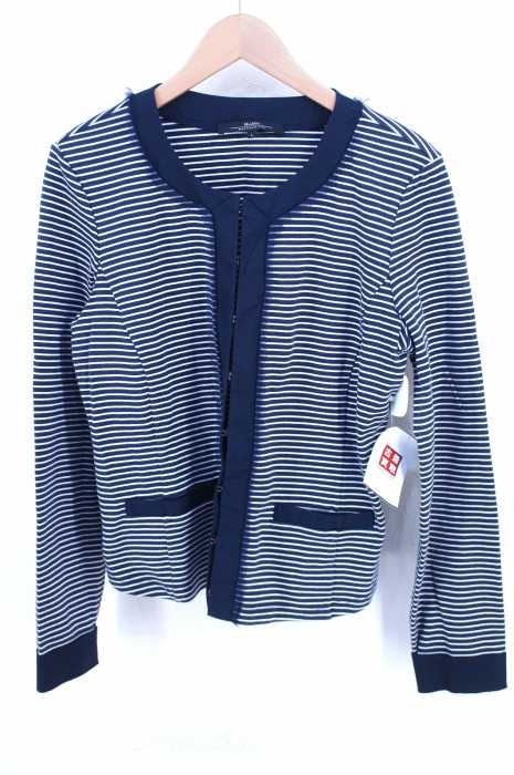 MAX MARA （マックスマーラ） フックボタンボーダーカーディガン レディース トップス