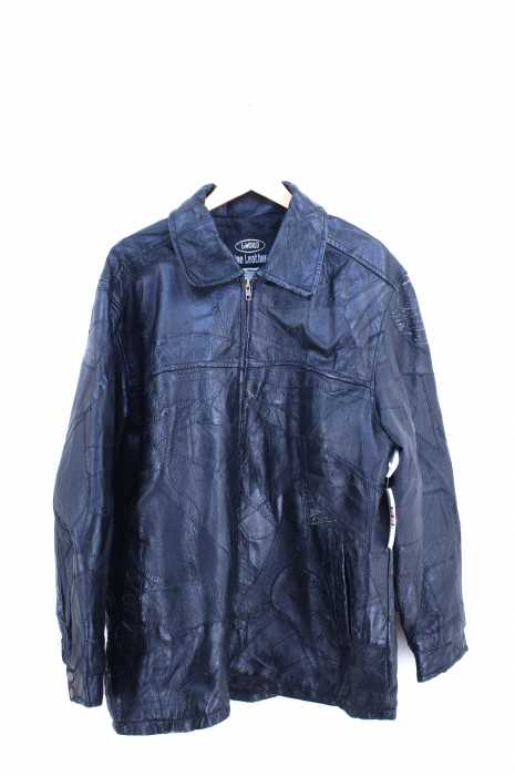 LEWORLD FINE LEATHERS（フメイ） パッチワークレザージャケット メンズ アウター