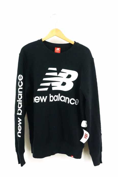 NEW BALANCE (ニューバランス) ロゴプリントスウェット メンズ トップス