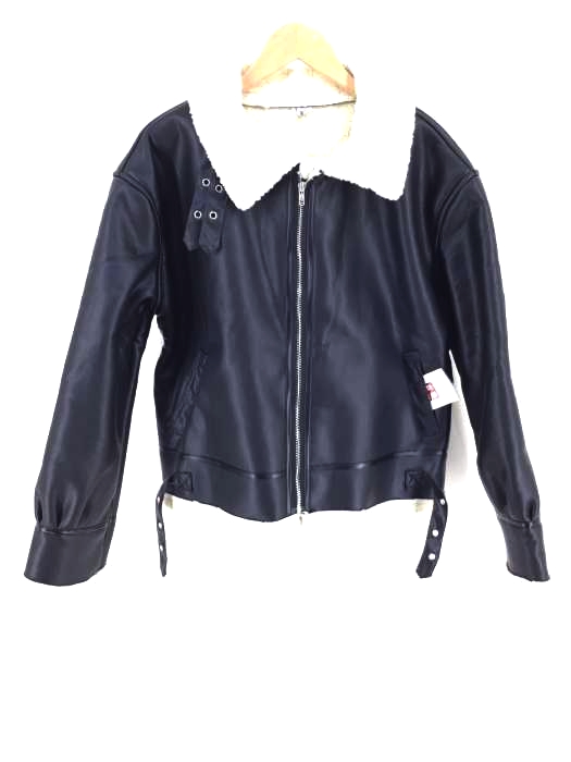 USED古着（ユーズドフルギ） SeeU ボアライダースジャケット レディース アウター