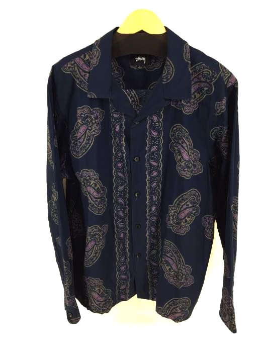 Stussy（ステューシー） Big Paisley ペイズリー オープンカラーシャツ 