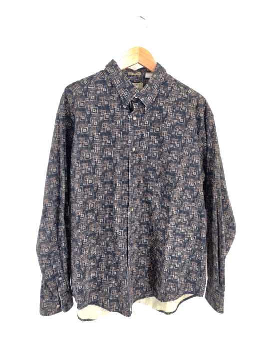 NATURAL ISSUE(ナチュラルイシュー) 総柄 ボタンダウンシャツ メンズ トップス