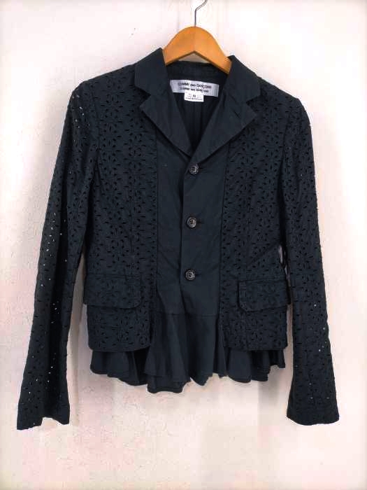COMME des GARCONS COMME des GARCONS（コムデギャルソンコムデギャルソン） 10SS レース切替フリルテーラードジャケット メンズ アウター
