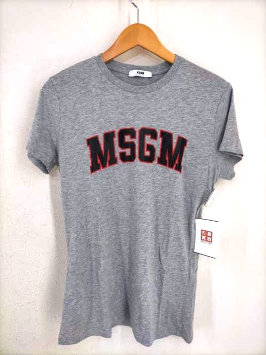 MSGM（エムエスジーエム） プリントクルーネックTシャツ レディース トップス