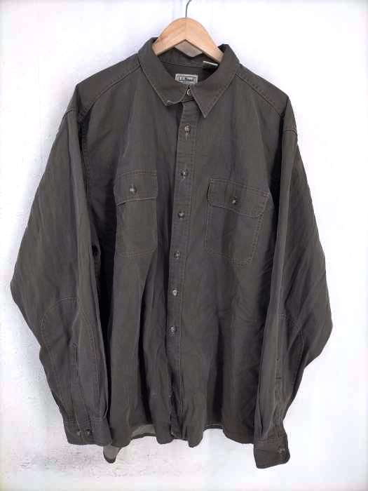 L.L.Bean（エルエルビーン） 90S カナダ製 ワークシャツ メンズ トップス
