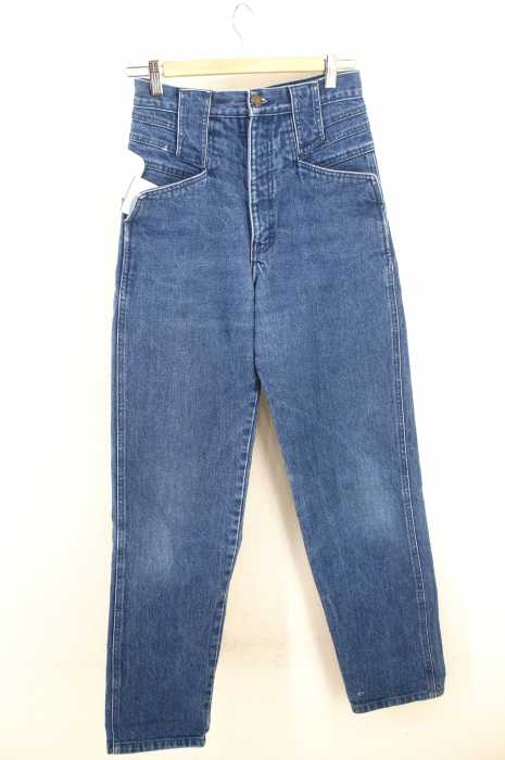 Wrangler (ラングラー) ハイウエストテーパードデニムパンツ レディース パンツ