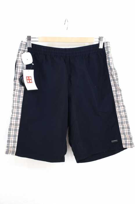 BURBERRY BLACK LABEL （バーバリーブラックレーベル） ノバチェック切替イージーショートパンツ メンズ パンツ