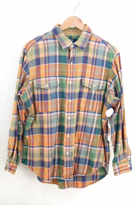 Polo by RALPH LAUREN （ポロバイラルフローレン） エルボーパッチ チェック柄コットンボタンシャツ メンズ トップス
