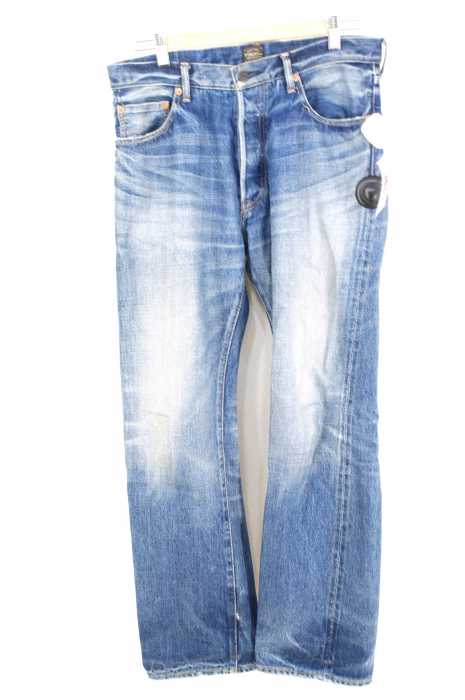 PHIGVEL （フィグベル） DENIM PANTS MOBSMAN DIRTY エイジング加工ボタンフライデニムパンツ メンズ パンツ