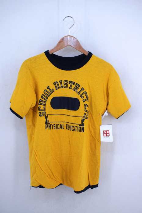 Champion (チャンピオン) 80s トリコタグ プリントダブルフェイスTee メンズ トップス