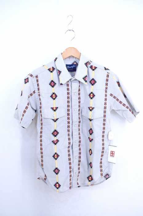 Wrangler （ラングラー） 80S 紺タグ チマヨ柄ウエスタンシャツ メンズ トップス