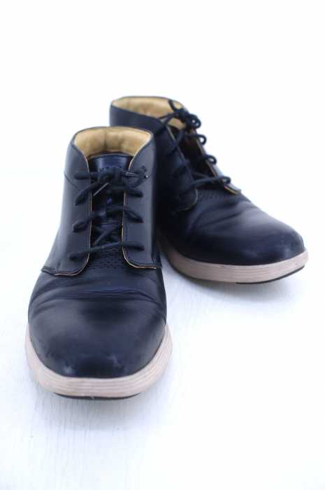 COLE HAAN（コールハーン） Grand Tour Chukka Black Leather メンズ シューズ