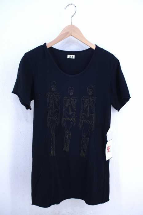 L.G.B（ルグランブルー） UネックスカルTシャツ メンズ トップス