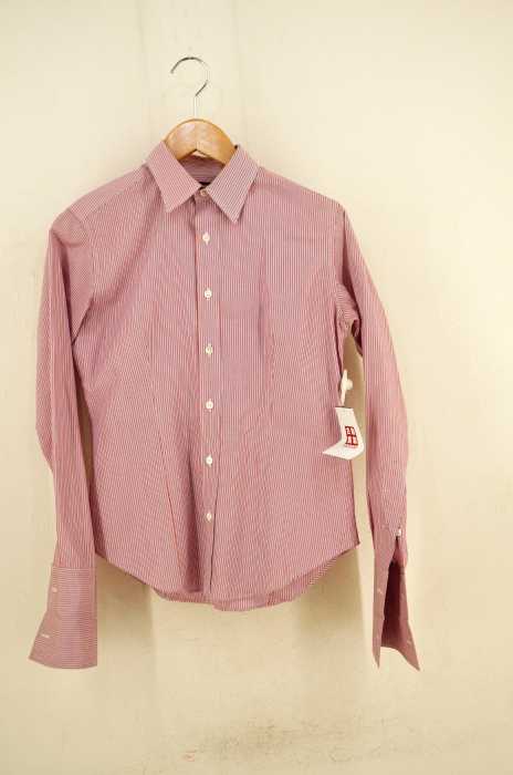 RALPH LAUREN (ラルフローレン) ストライプ柄ドレスシャツ レディース トップス