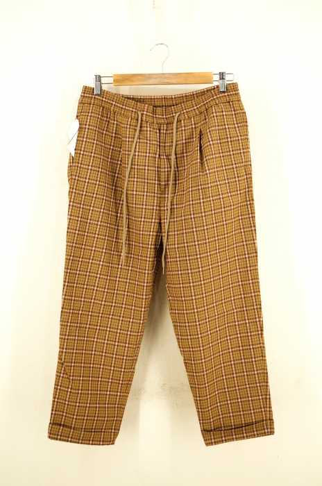 MONKEY TIME (モンキータイム) TW TARTAN CHECK DROPPED ANKLE メンズ パンツ