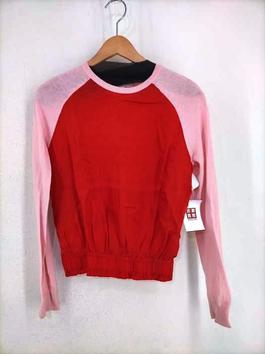 CARVEN（カルヴェン） 素材切替コットンニット レディース トップス