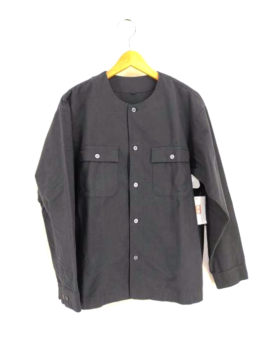 MUJI(ムジ) ノーカラーシャツ メンズ トップス