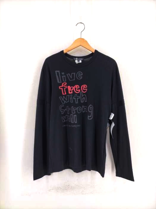 COMME des GARCONS（コムデギャルソン） 路面店限 定 live free with Strong will 11AW Decadence期 プリントカットソー メンズ トップス
