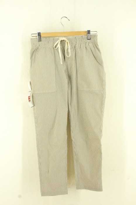 BEAMS BOY （ビームスボーイ） ストライプ柄テーパードイージーパンツ レディース パンツ
