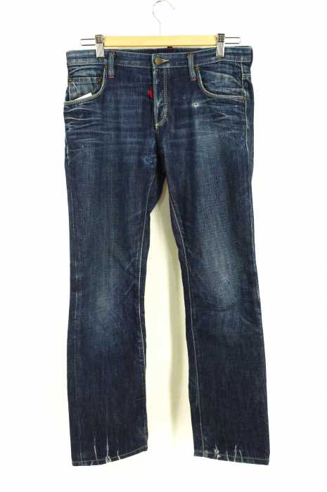 DSQUARED2 (ディースクエアード) Looser fit ボタンフライデニムパンツ メンズ パンツ