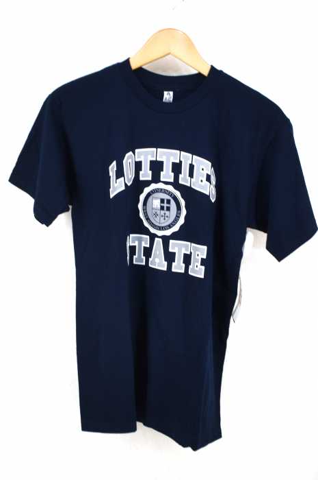 LOTTIES（フメイ） AAAボディ カレッジロゴプリントTシャツ メンズ トップス