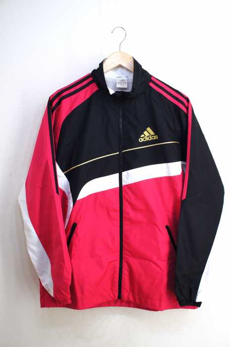 adidas (アディダス) 3ラインウインドブレーカージャケット メンズ アウター