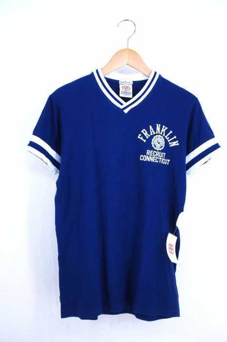 FRANKLIN&MARSHALL（フランクリンマーシャル） ロゴプリント リブネックTee メンズ トップス