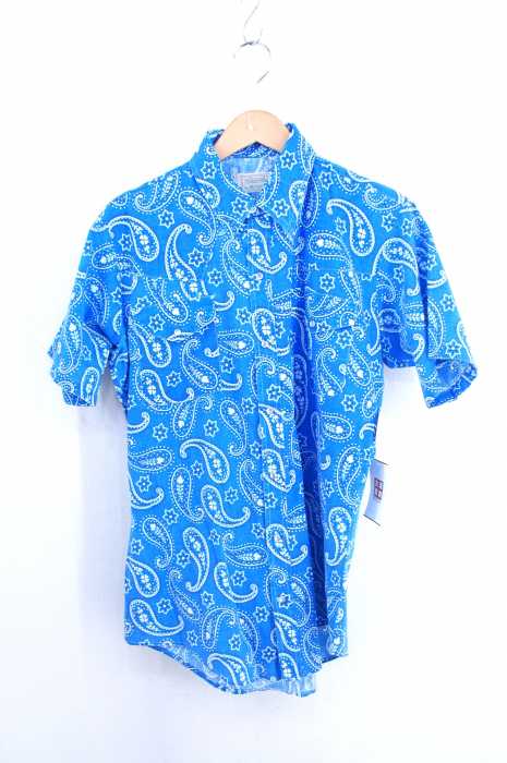 USED古着  （ユーズドフルギ） 70S バンダナ柄ウエスタンシャツ The Western by Bellcraft メンズ トップス