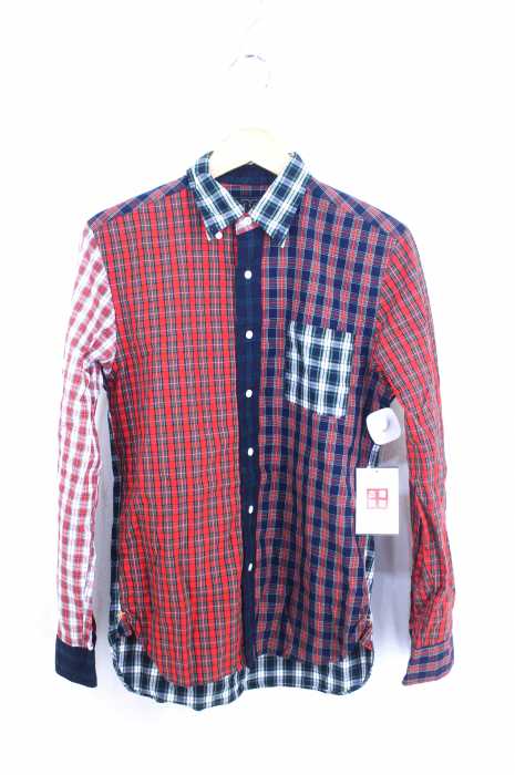 BEAMS PLUS （ビームスプラス） Crazy Tartan Buttondown shirts チェックシャツ メンズ トップス