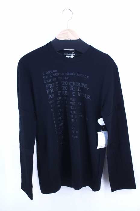 COMME des GARCONS （コムデギャルソン） AD2011 メッセージプリントTシャツ メンズ トップス