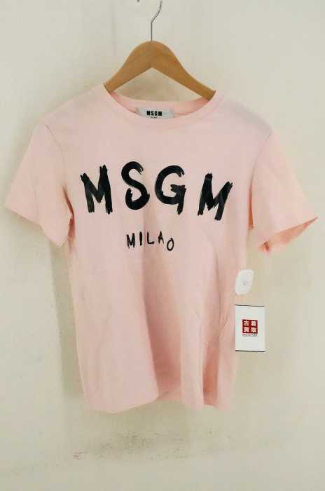 MSGM（エムエスジーエム） 胸ロゴ クルーネックTシャツ レディース トップス