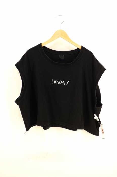 IKUMI (イクミ) ロゴ刺繍ワイドタンクトップ レディース トップス