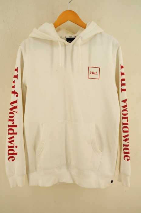 HUF （ハフ） 袖プリントプルオーバーパーカー メンズ トップス