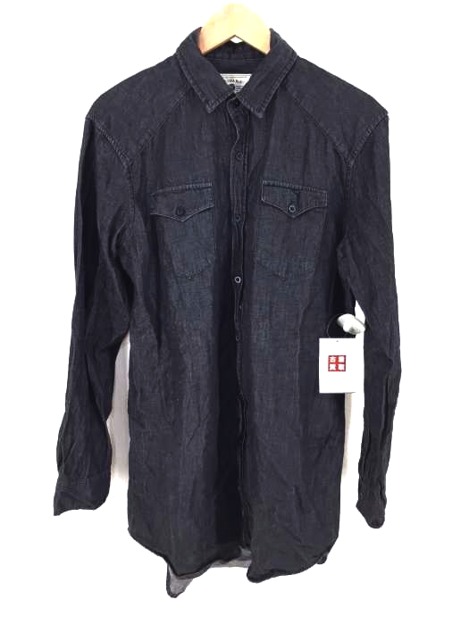 ZARA MAN(ザラマン) ロング丈 デニムシャツ メンズ トップス