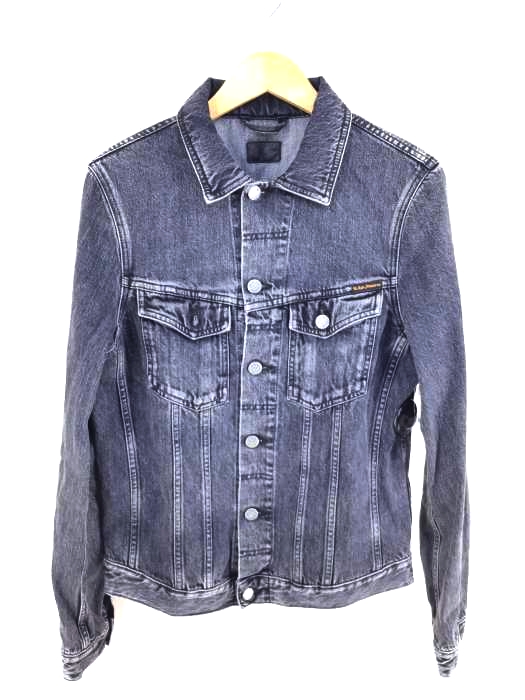 Nudie Jeans（ヌーディージーンズ） BILLY ブラックデニムジャケット メンズ アウター