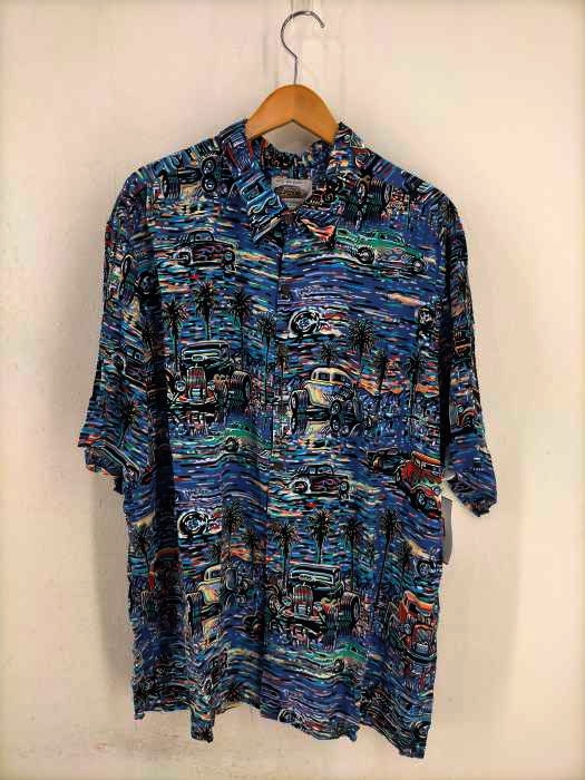 Reyn Spooner（レインスプーナー） 90S ART OF EDDY Y 総柄半袖シャツ メンズ トップス