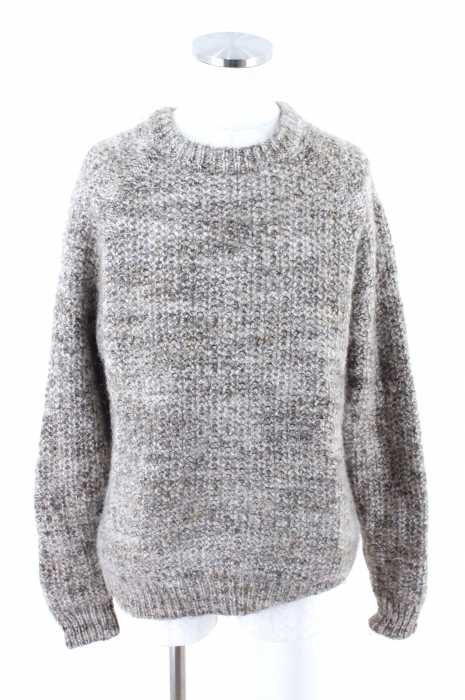 J.CREW（ジェイクルー） エルボーパッチ付きアルパカ混ローゲージニットトップス メンズ トップス