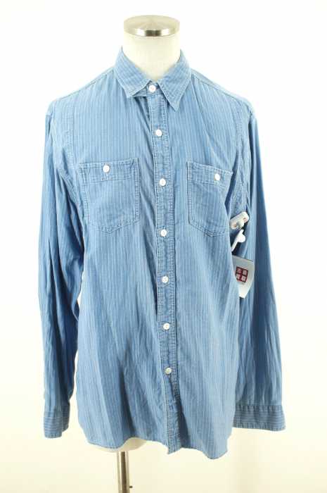 RRL RALPH LAUREN （ダブルアールエル ラルフローレン） コットンストライプワークシャツ メンズ トップス