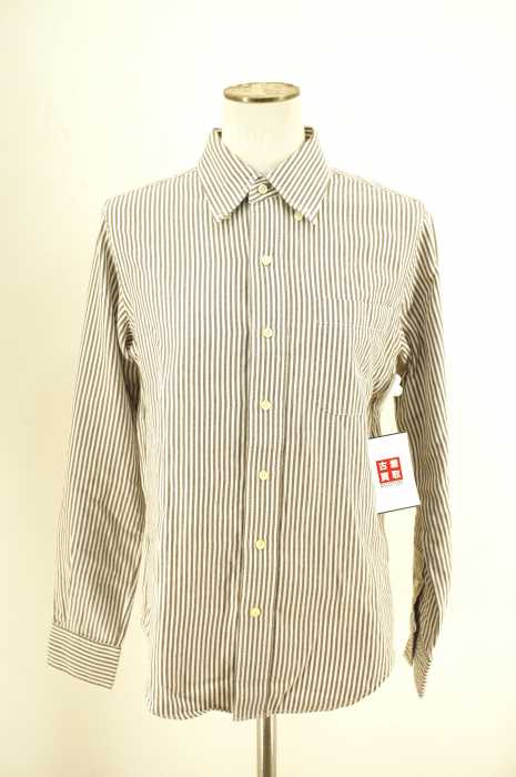 BLUELAB FROM SHIPS (ブルーラボフロムシップス) ボタンダウンストライプシャツ レディース トップス