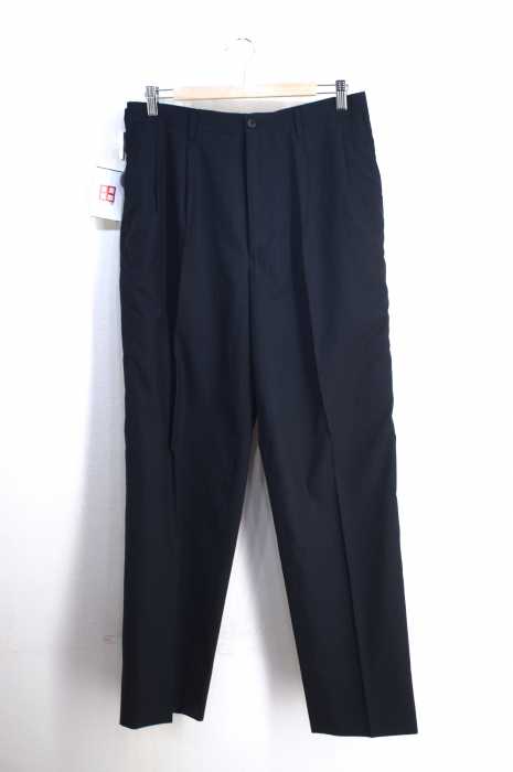 Y's for men（ワイズフォーメン） シャドーストライプ1タックワイドスラックスパンツ メンズ パンツ