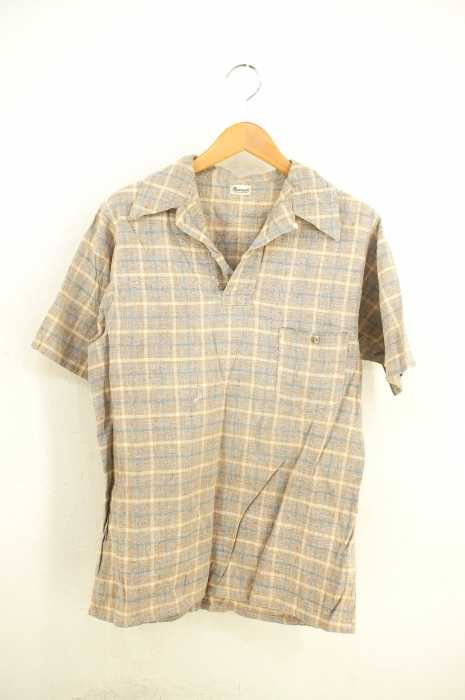 Sears （シアーズ） 60~70s ストライプ柄S/Sコットンボタンカーディガン メンズ トップス
