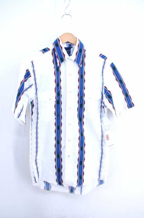 Wrangler （ラングラー） 80S 紺タグ チマヨ柄 WEATERN SHIRTS メンズ トップス