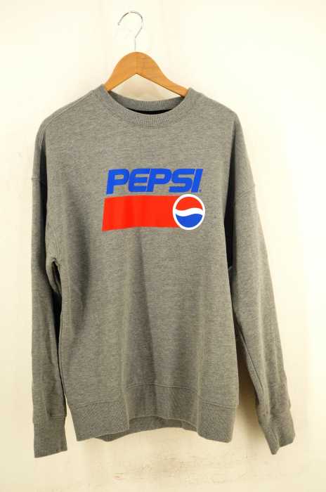 PEPSI × TOP TEN（ペプシ トップテン） 企業ロゴ プリント スウェット メンズ トップス