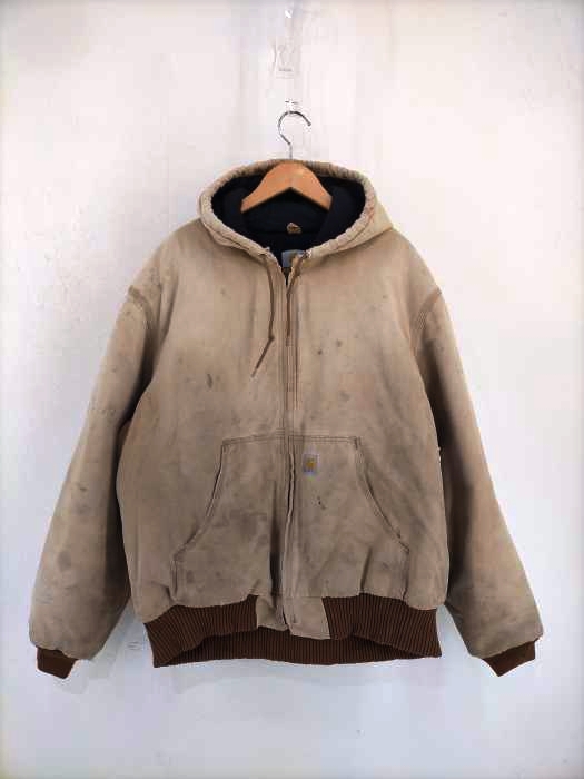 Carhartt（カーハート） ダック地  フーデッドジップアップブルゾン メンズ アウター